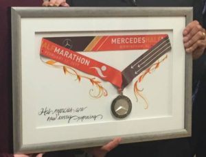 Lessons in gratitude through a race medal